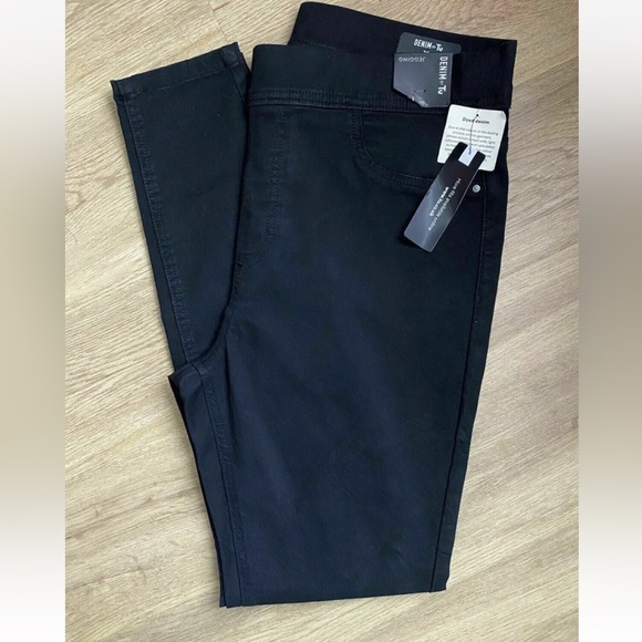 TU Denim - Denim by TU Black Jegging Jeans Skinny High Waisted Sizes: 8